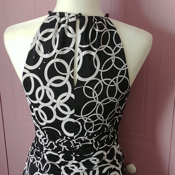 NUAVA Black and White dress - Picture 6 of 8